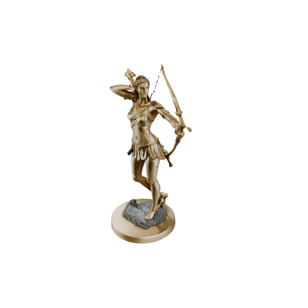 Gold Scene Centaur Archer