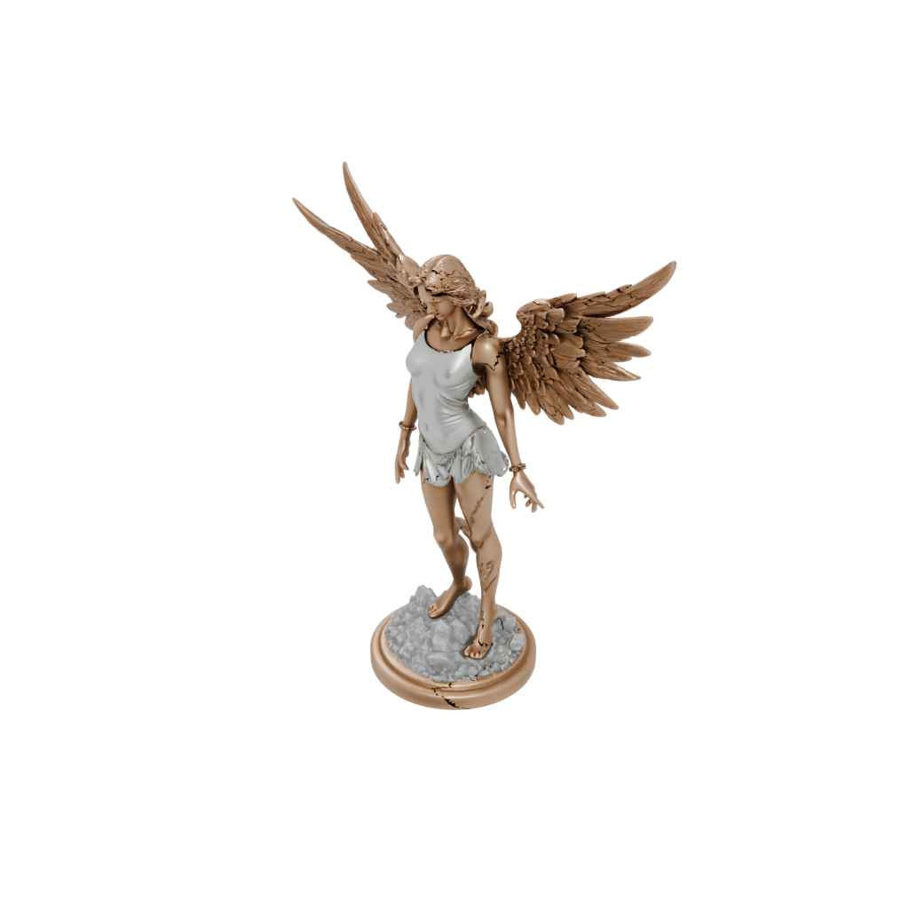 Gold Scene Fallen Angel