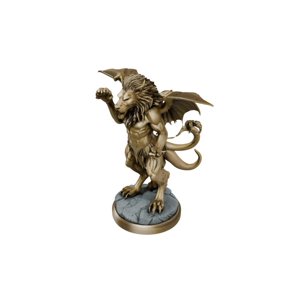 Gold Scene Manticore