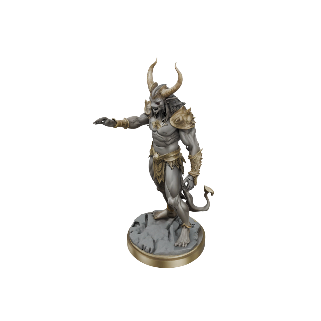 Gold Scene Oni Demon