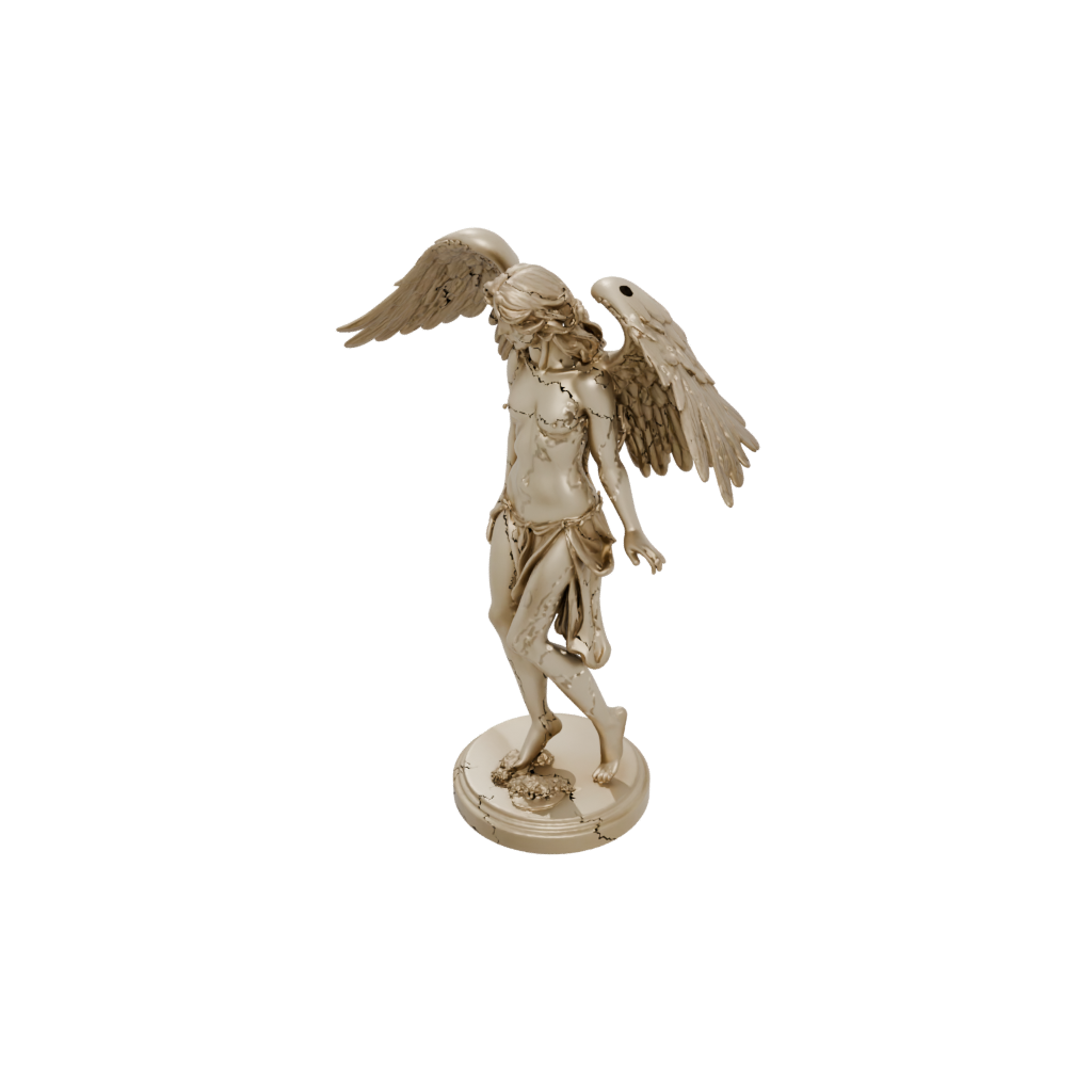 Gold Relief Fallen Angel