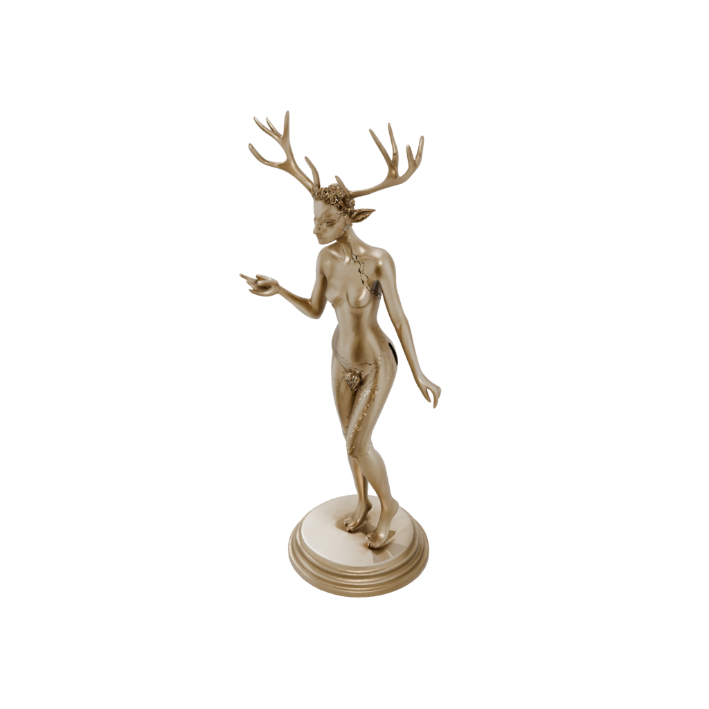 Gold Relief Forest Spirit Ent