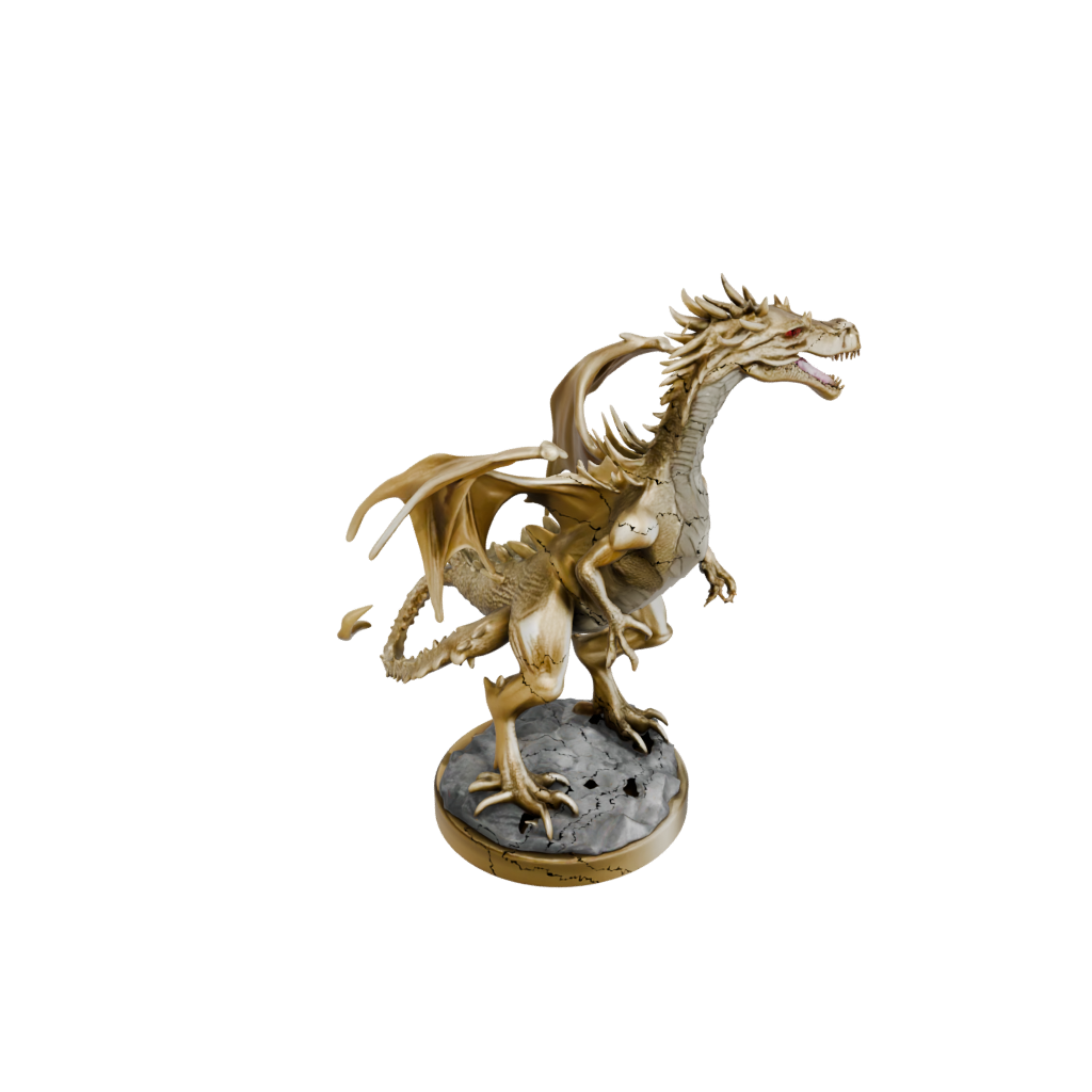 Gold Relief Lava Drake