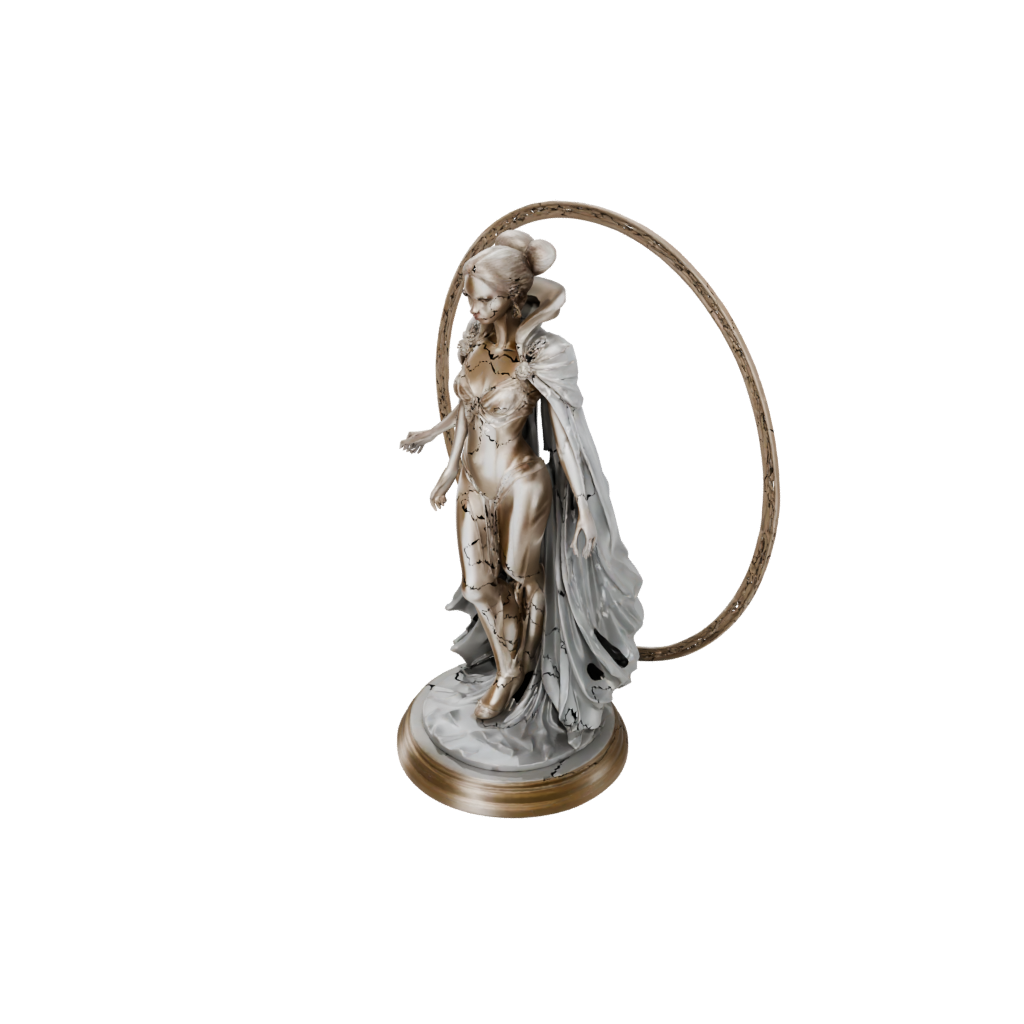 Gold Relief Vampire Countess