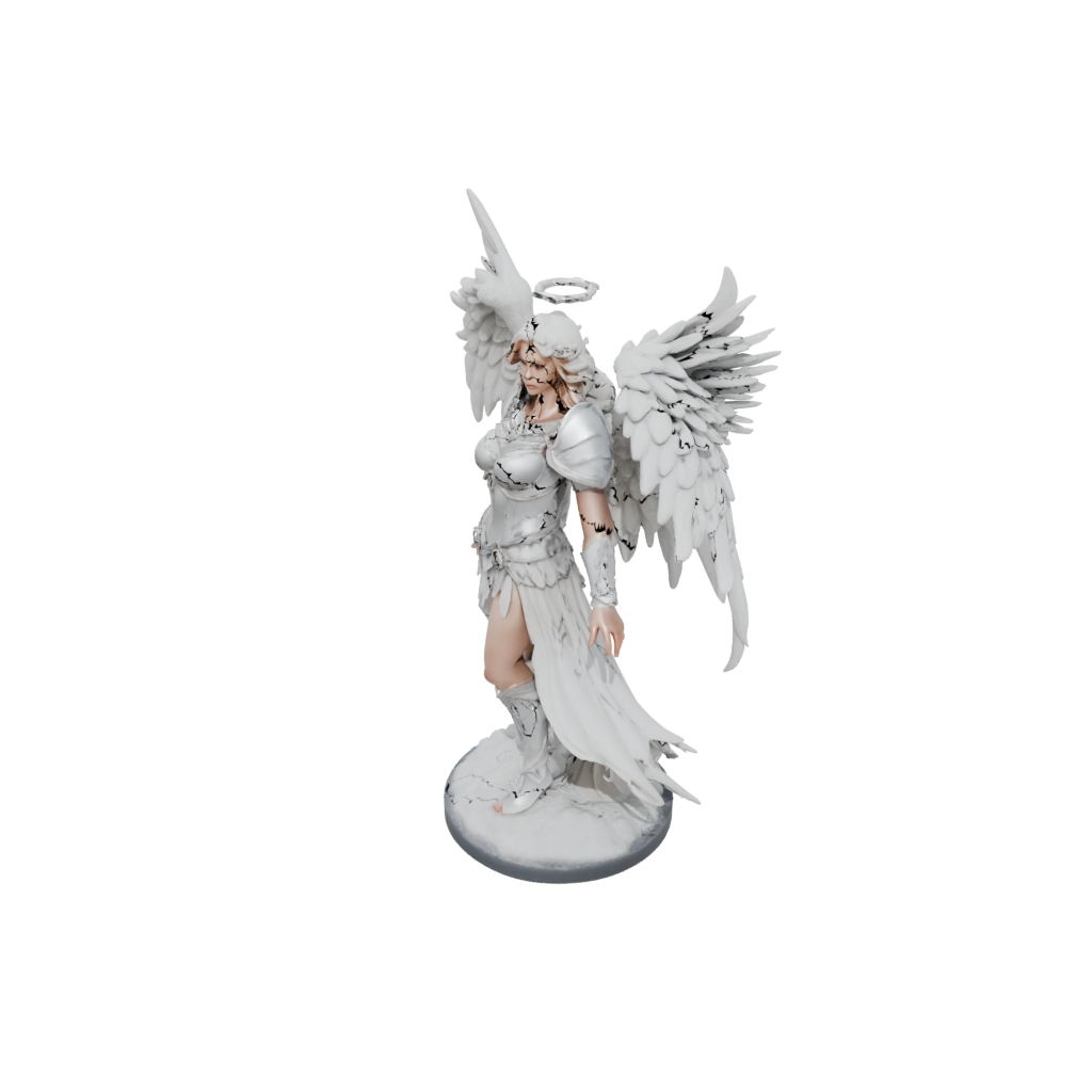 Holiday Bust Celestial Angel Warrior