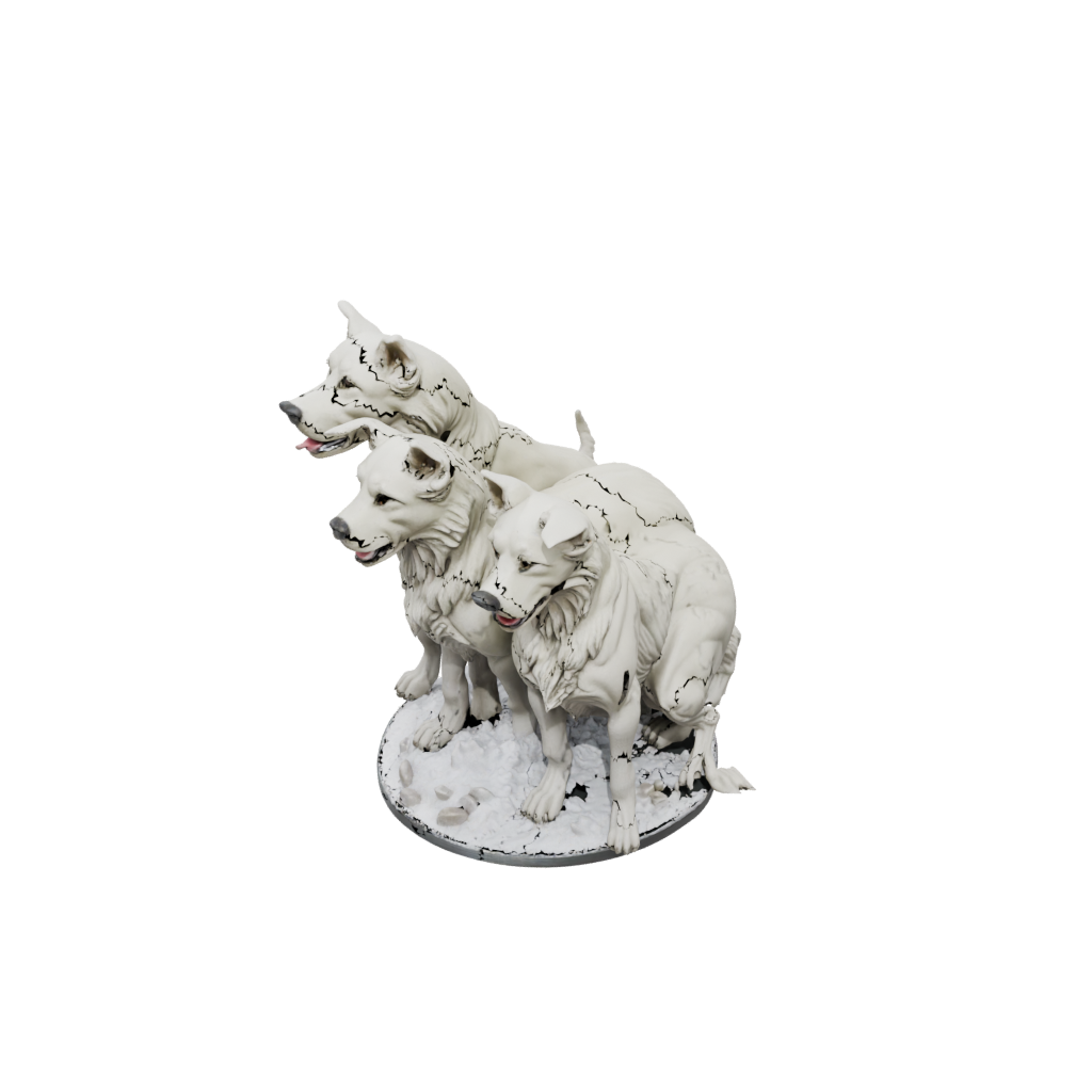Holiday Bust Cerberus Three-Headed Hound