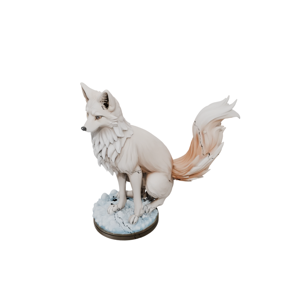 Holiday Bust Kitsune Nine-Tail Fox