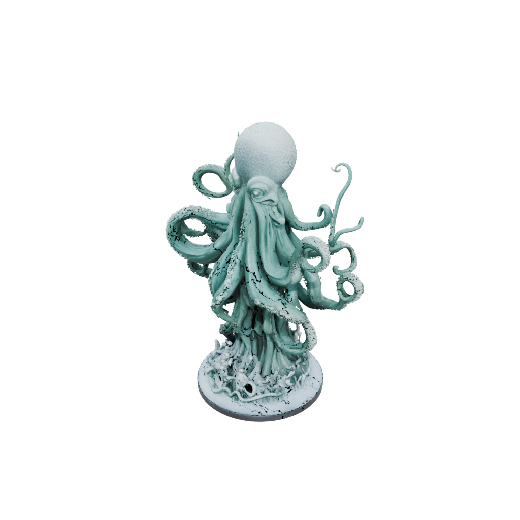 Holiday Bust Kraken Tentacle Sculpture