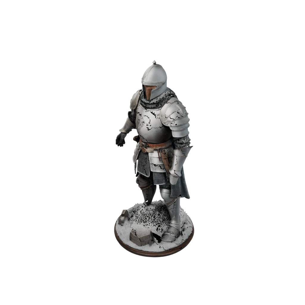 Holiday Bust Medieval Knight Statue