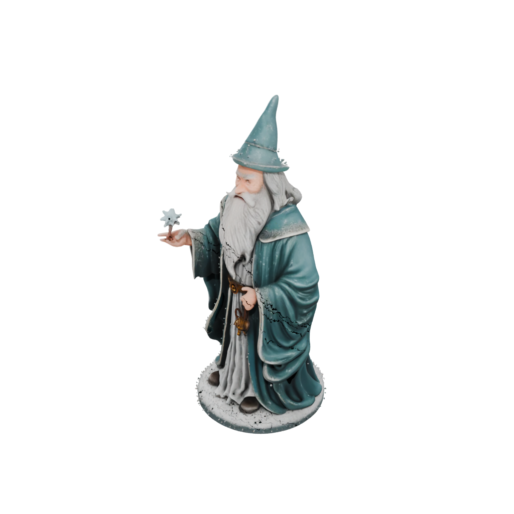 Holiday Bust Wise Wizard Figure