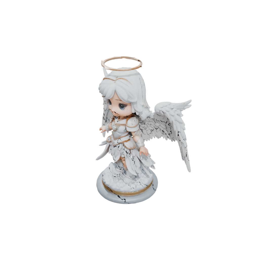 Holiday Chibi Celestial Angel Warrior
