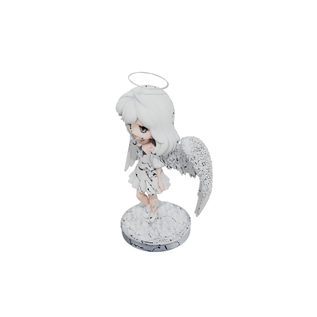 Holiday Chibi Fallen Angel