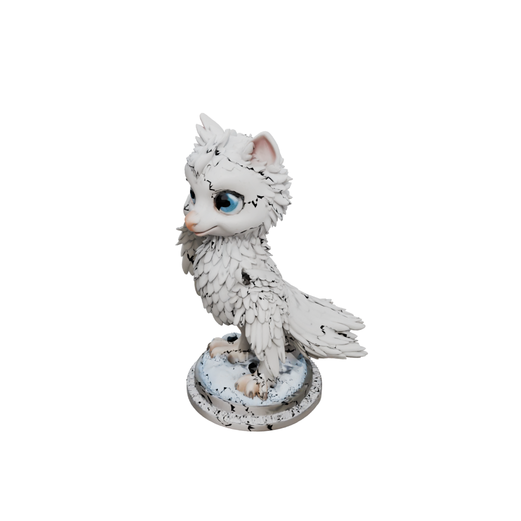 Holiday Chibi Griffin Statue