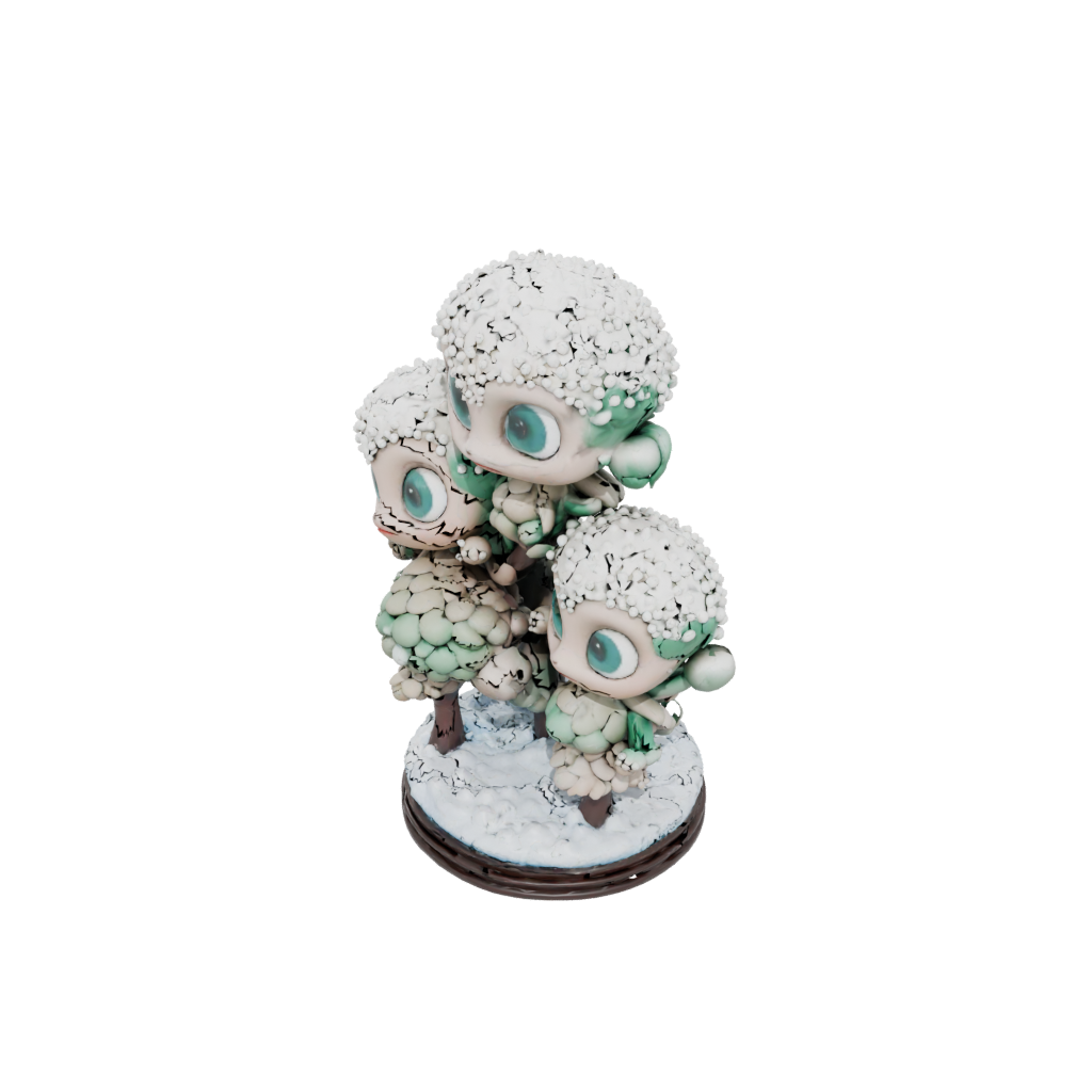 Holiday Chibi Hydra Multi-Headed