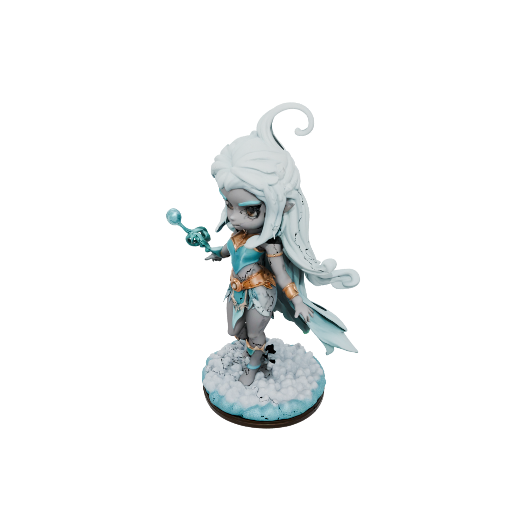 Holiday Chibi Storm Djinn