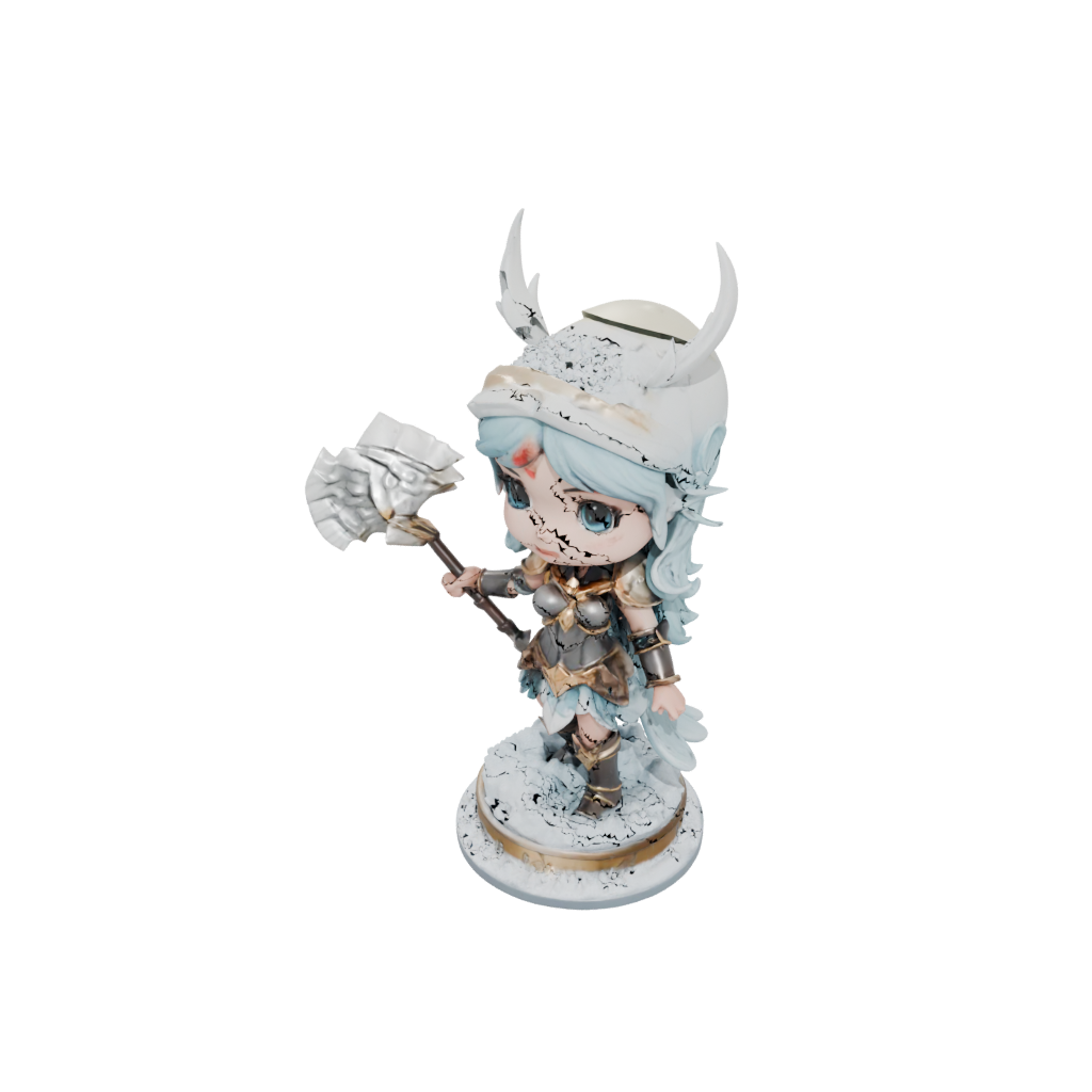 Holiday Chibi Valkyrie Warrior Figure