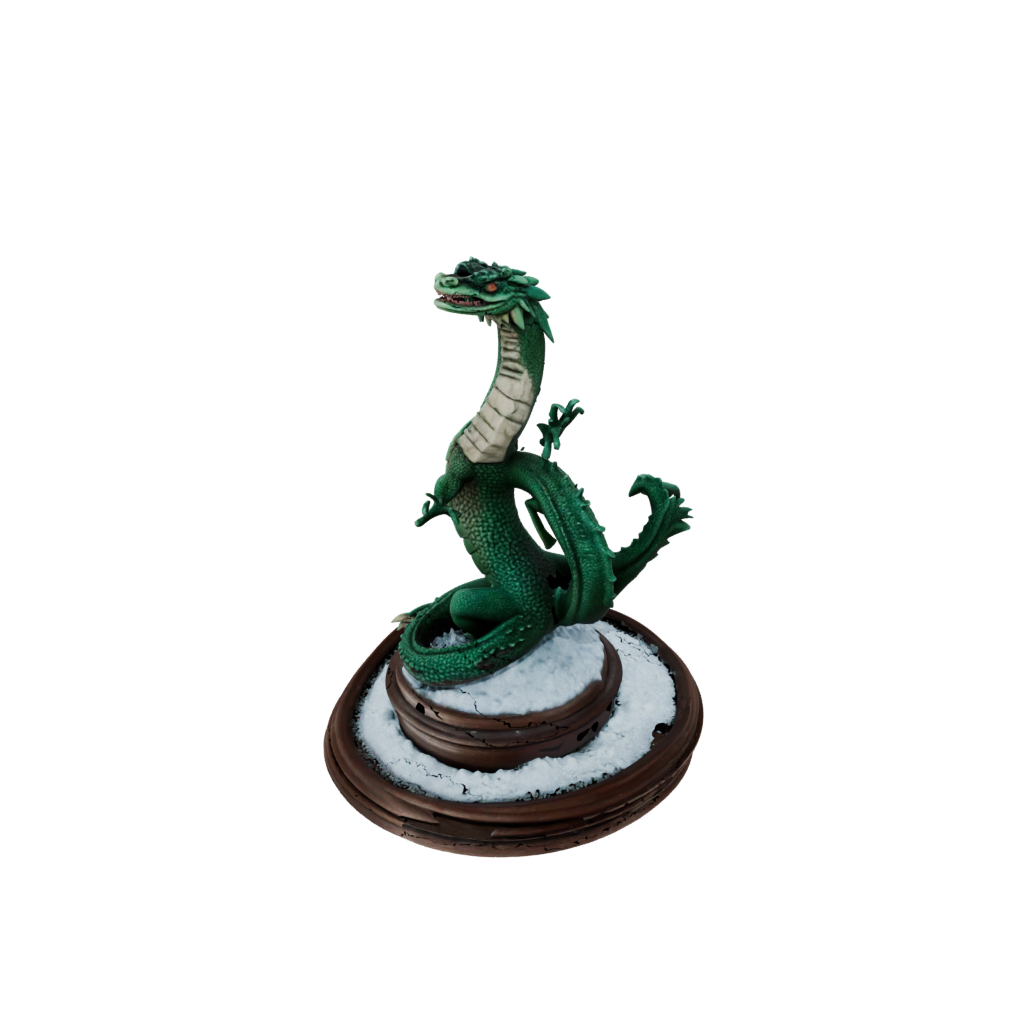 Holiday Scene Basilisk Serpent