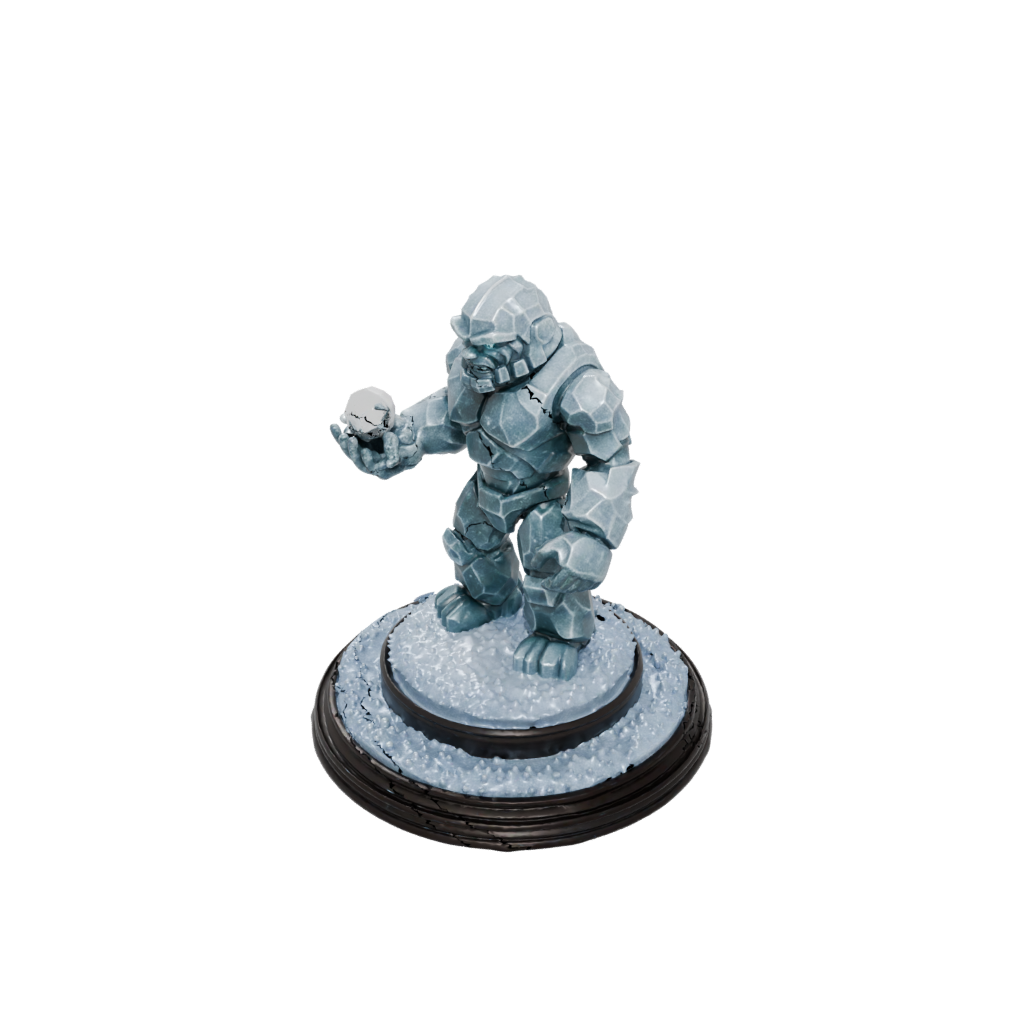 Holiday Scene Crystal Golem