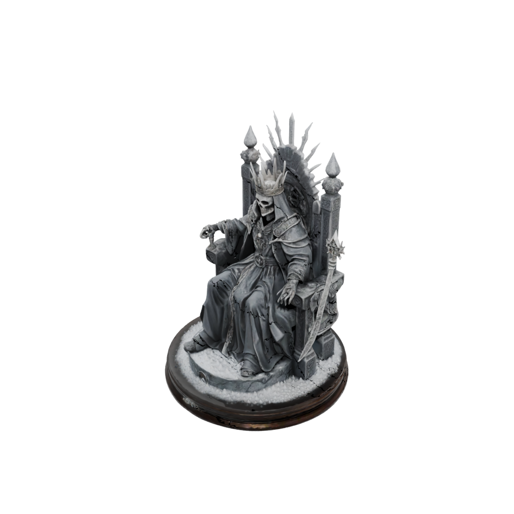 Holiday Scene Lich On Throne