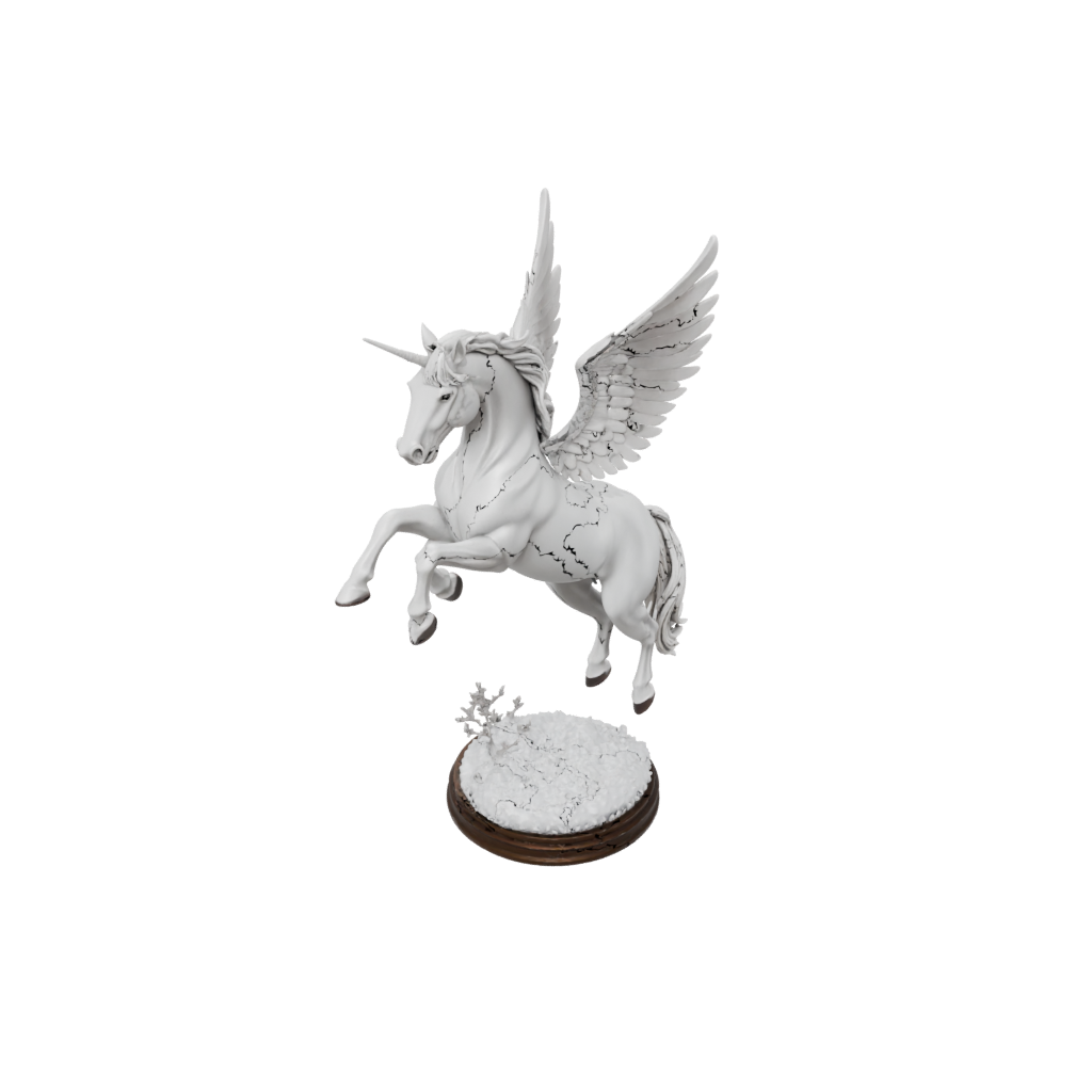 Holiday Scene Pegasus Rearing