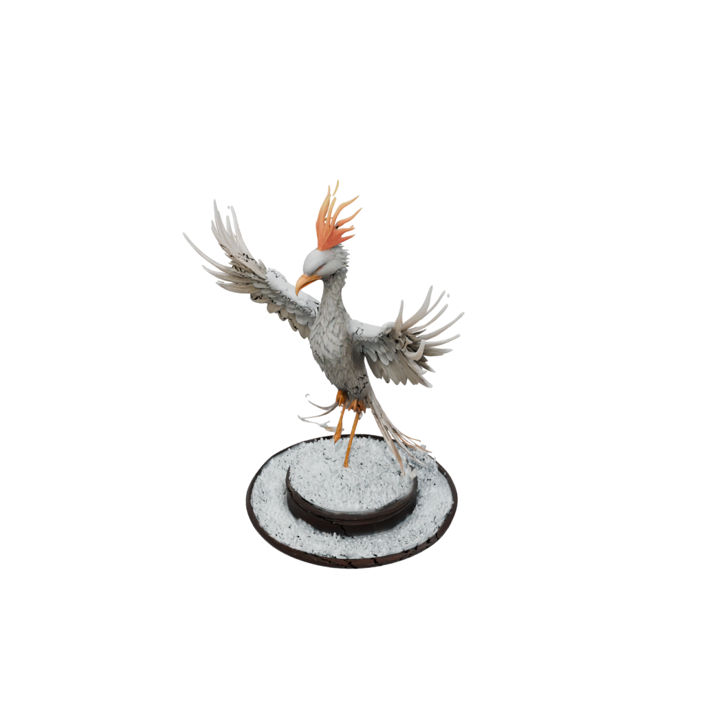 Holiday Scene Phoenix Rising Sculpture