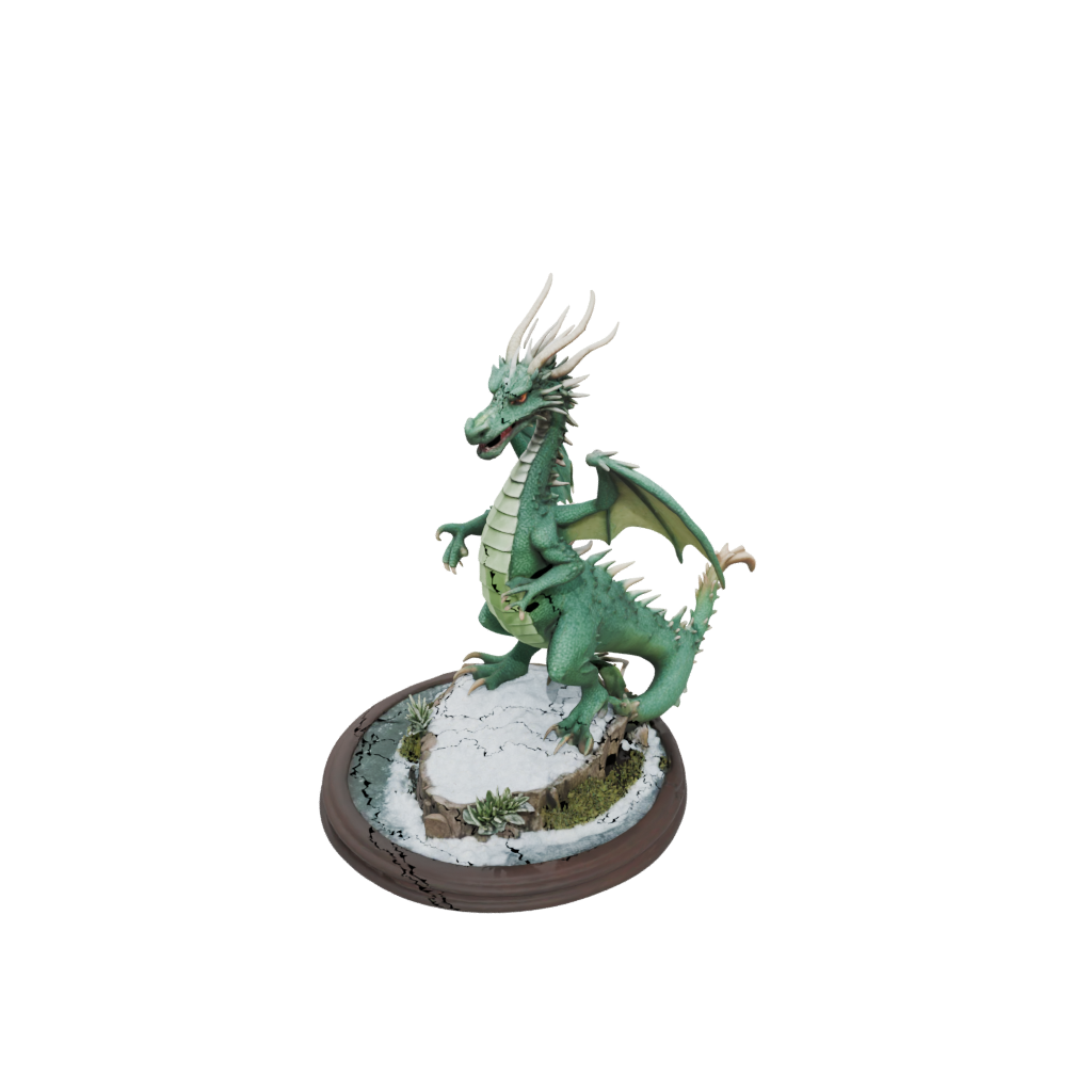 Holiday Scene Swamp Dragon