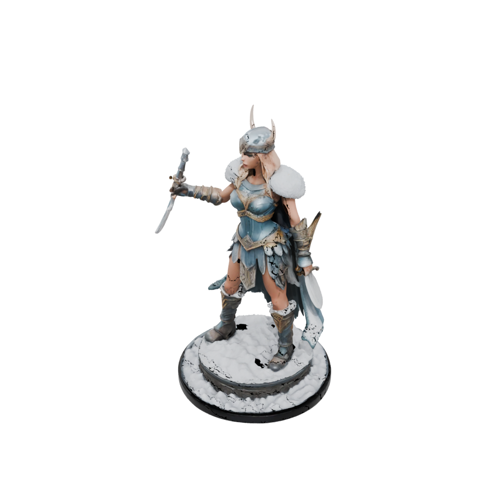 Holiday Scene Valkyrie Warrior Figure