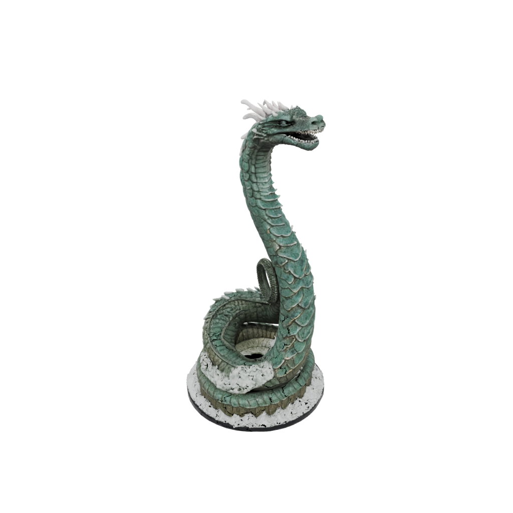 Holiday Sea Serpent Coiled Upright
