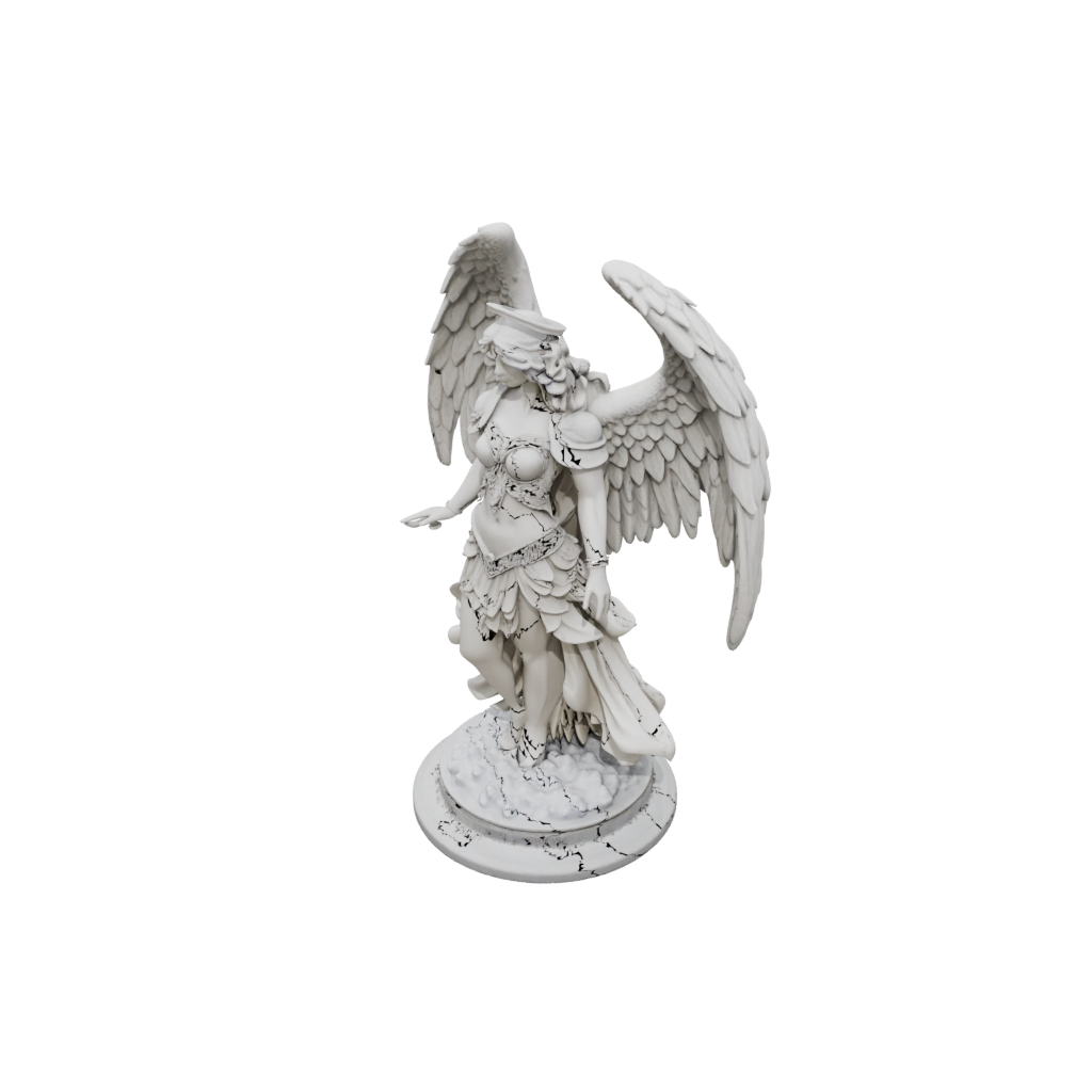 Holiday Relief Celestial Angel Warrior