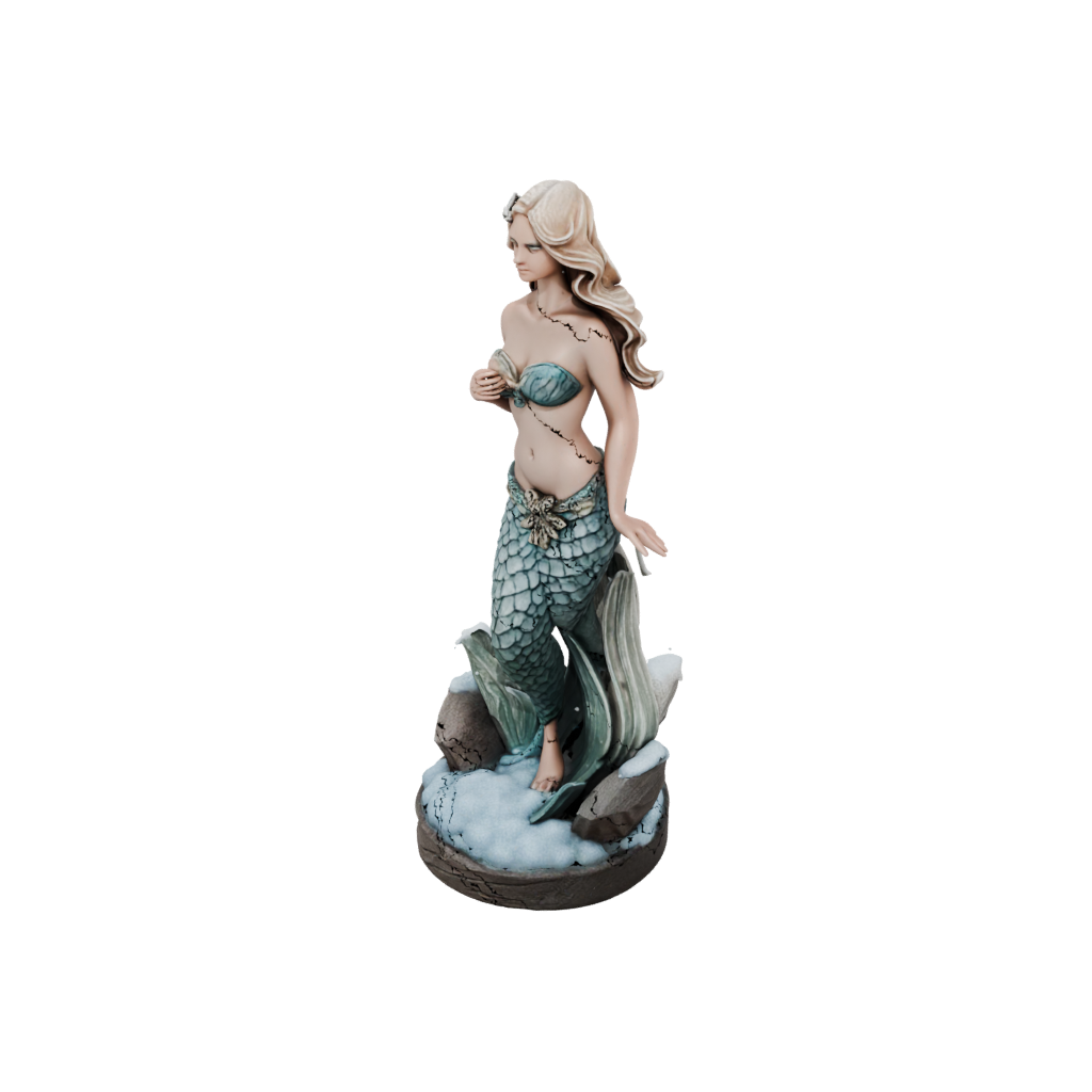Holiday Relief Mermaid On A Rock