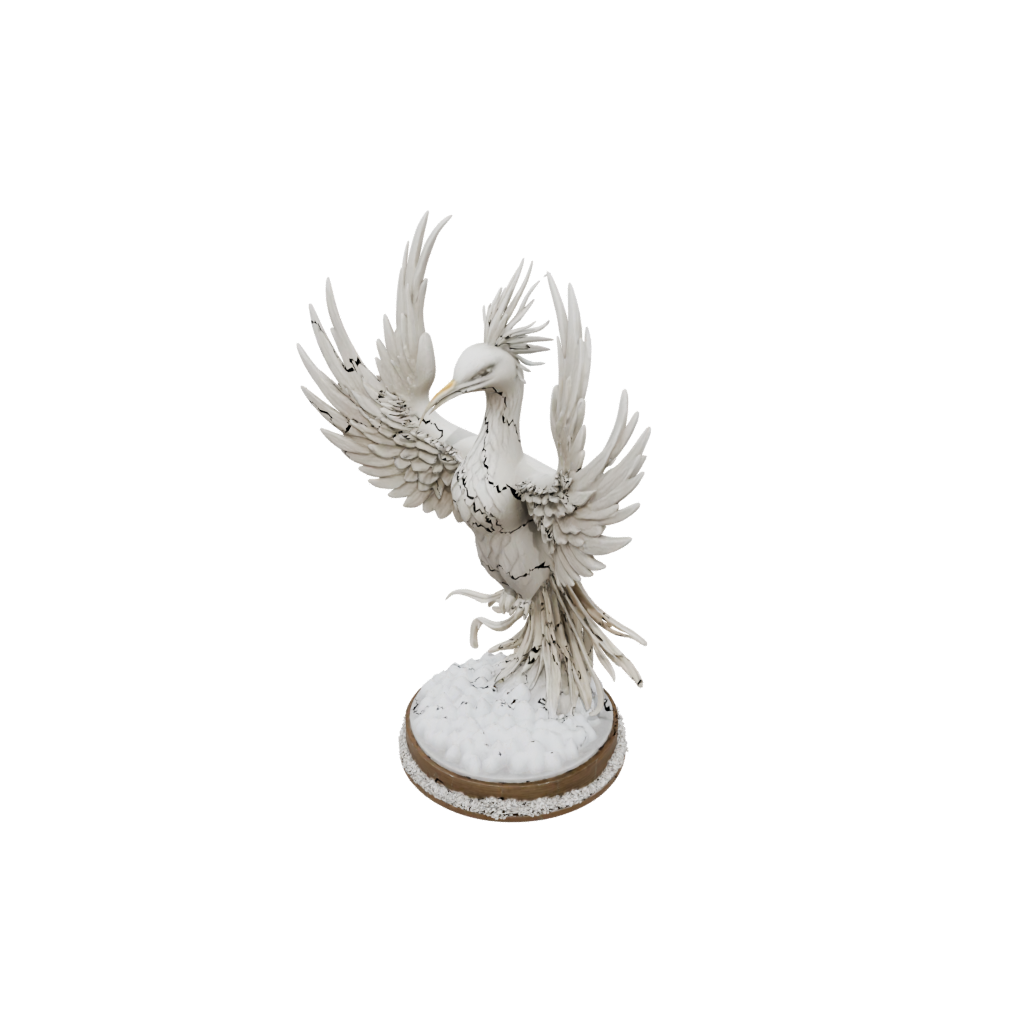 Holiday Relief Phoenix Rising Sculpture