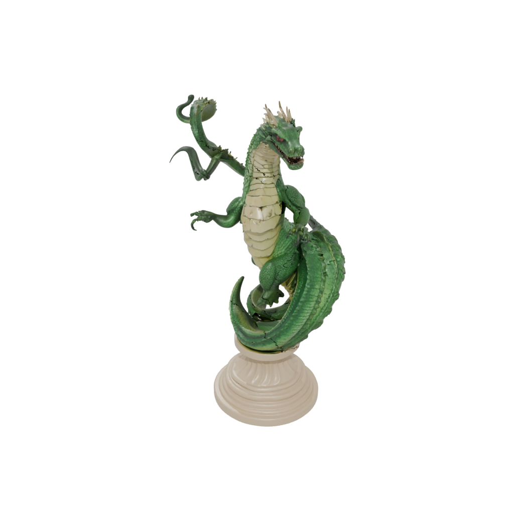 Jumbo Bust Basilisk Serpent