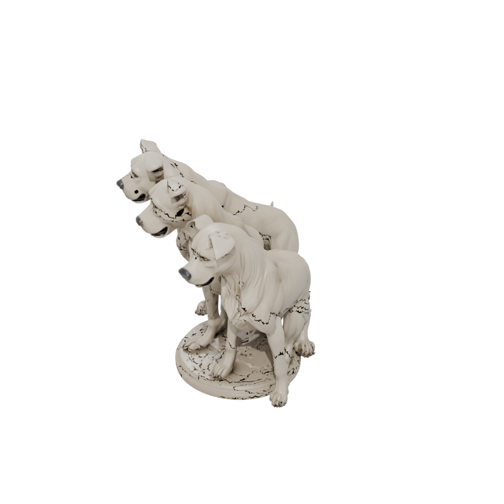Jumbo Bust Cerberus Three-Headed Hound