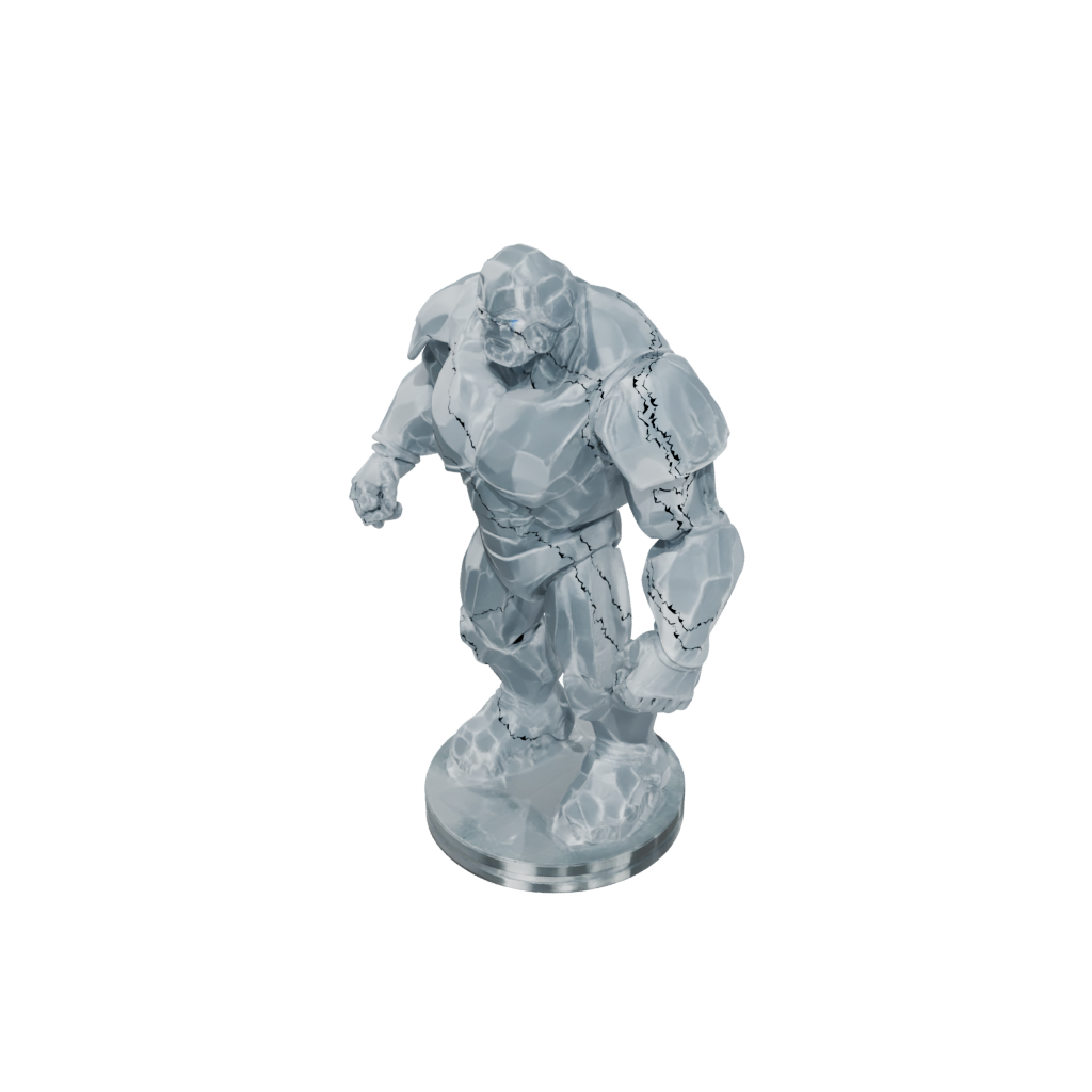 Jumbo Bust Crystal Golem