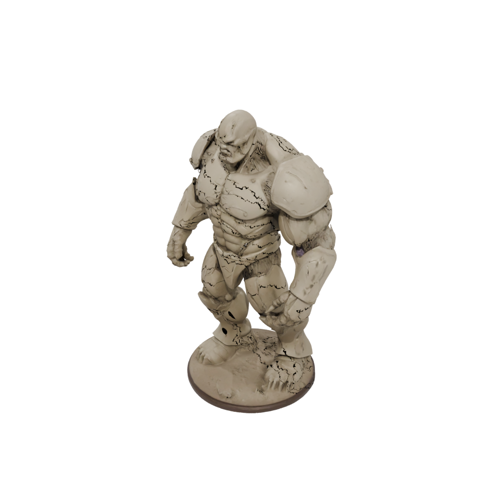 Jumbo Bust Earth Golem Colossus