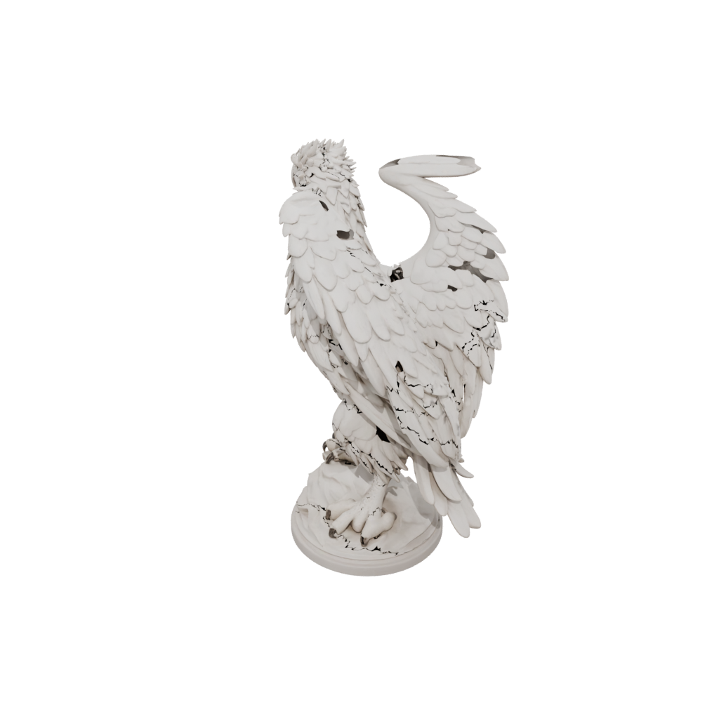 Jumbo Bust Griffin Statue