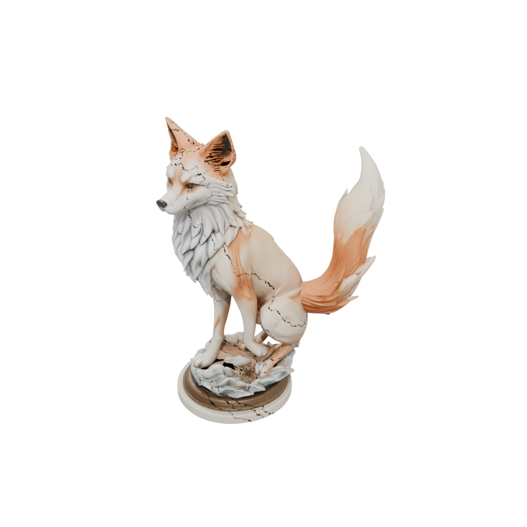 Jumbo Bust Kitsune Nine-Tail Fox