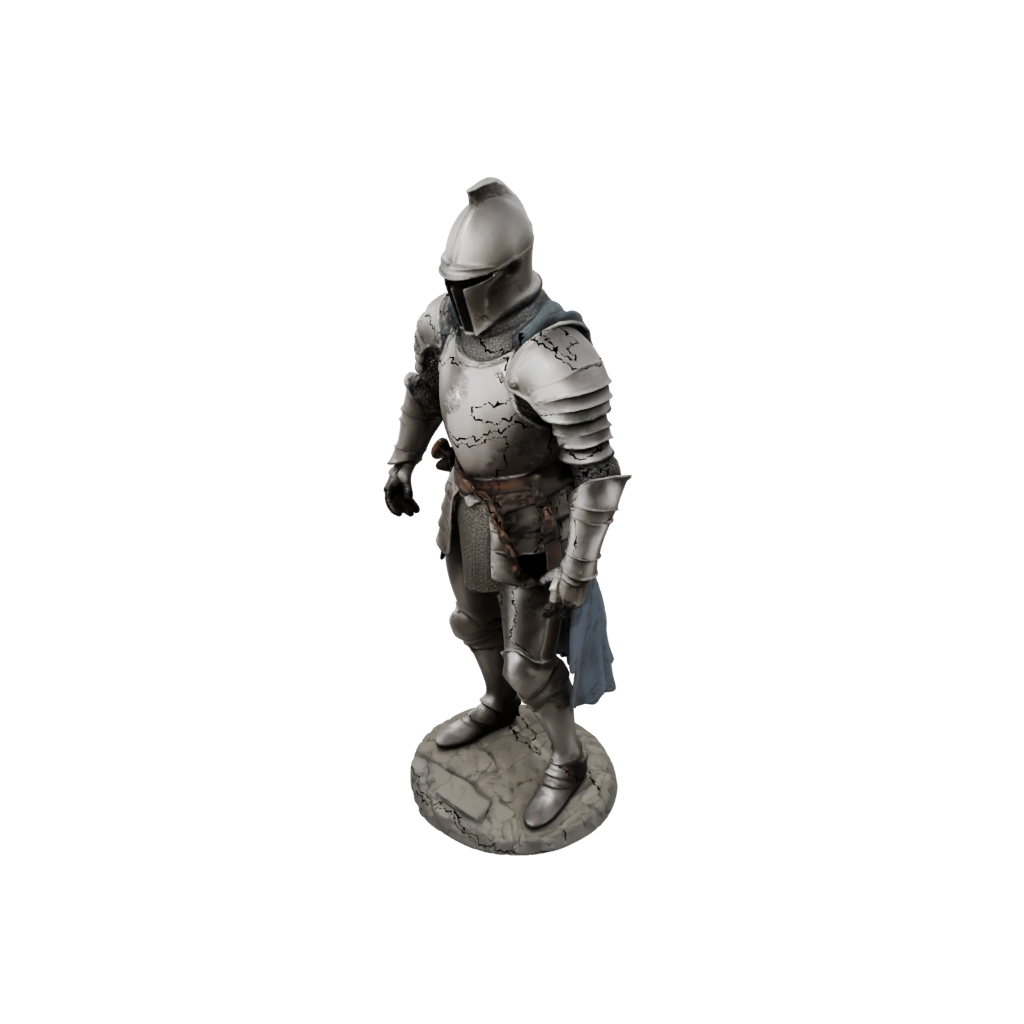 Jumbo Bust Medieval Knight Statue