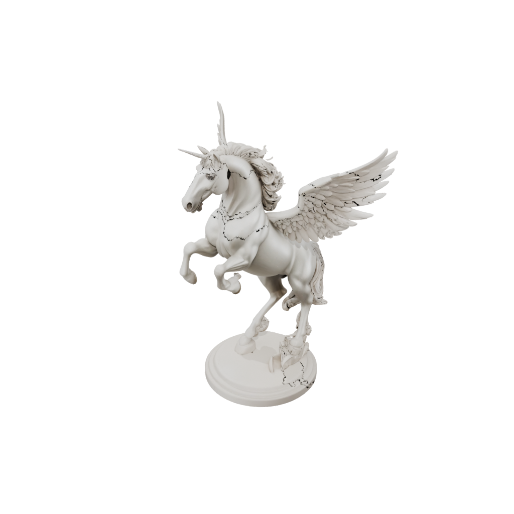 Jumbo Bust Pegasus Rearing