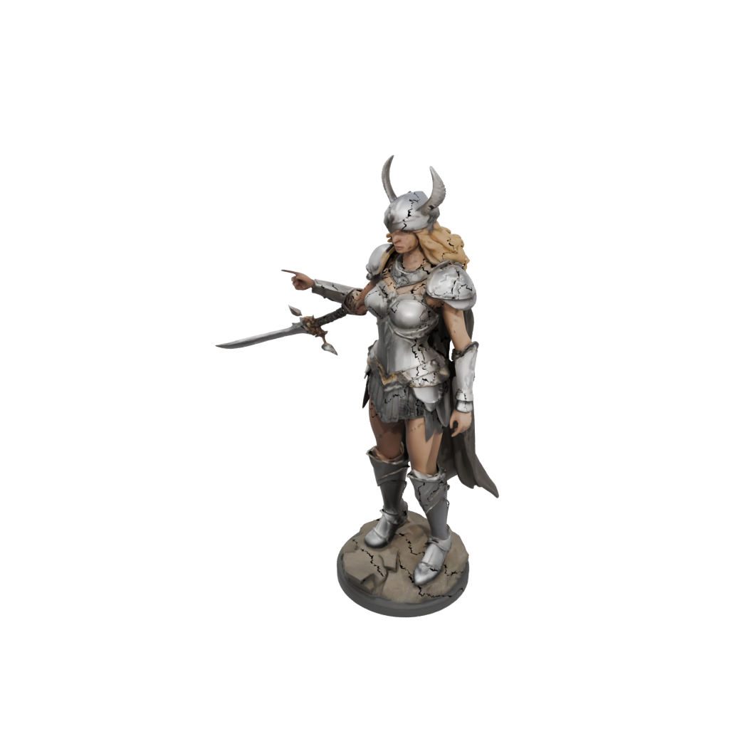 Jumbo Bust Valkyrie Warrior Figure