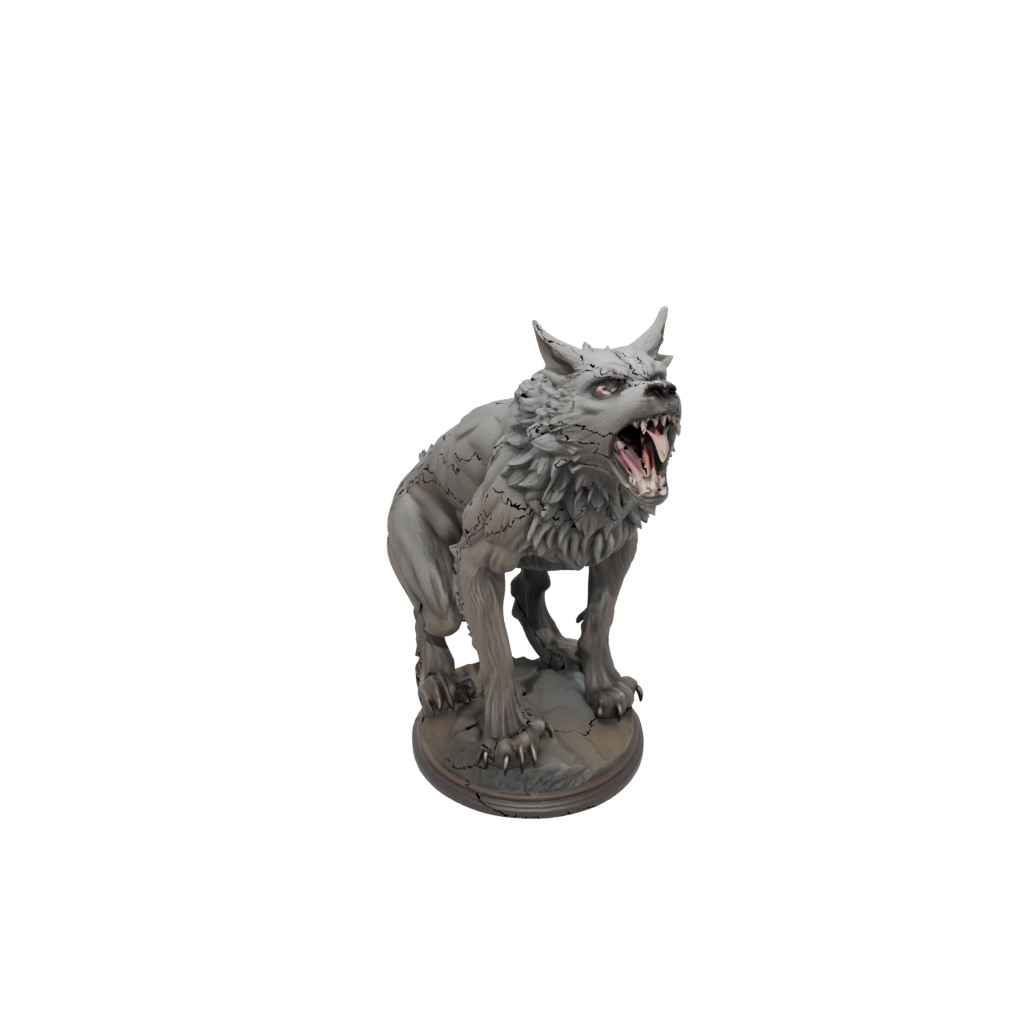 Jumbo Bust Werewolf Mid-Howl