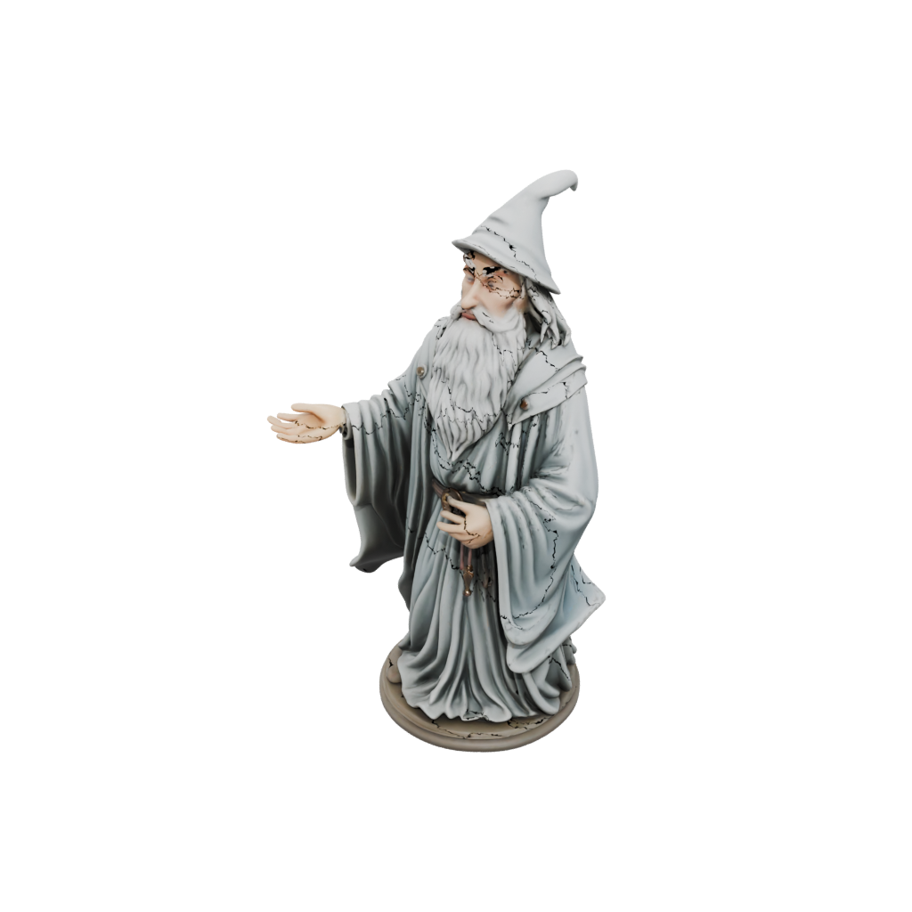 Jumbo Bust Wise Wizard Figure