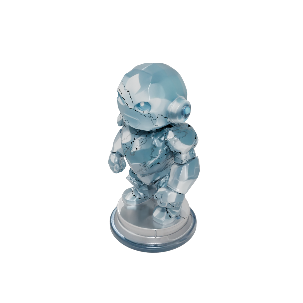 Jumbo Chibi Crystal Golem