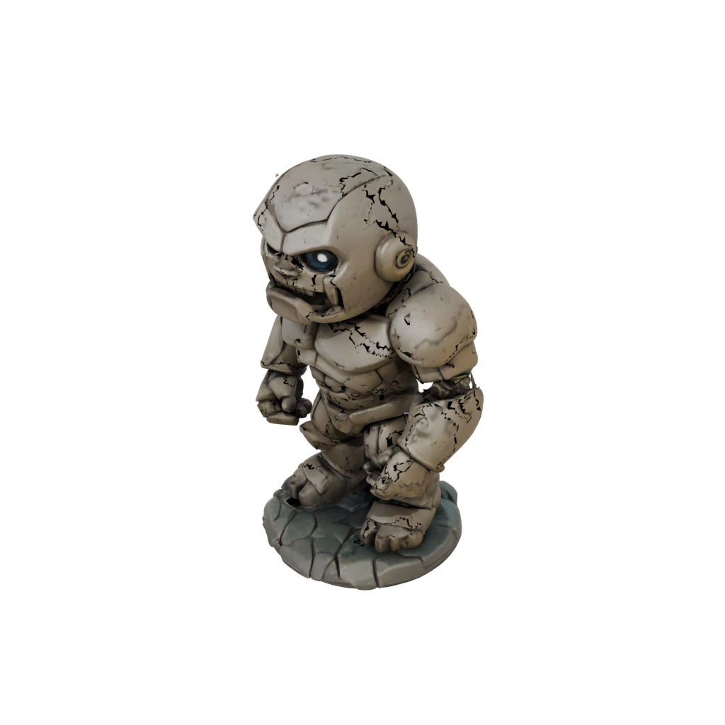 Jumbo Chibi Earth Golem Colossus