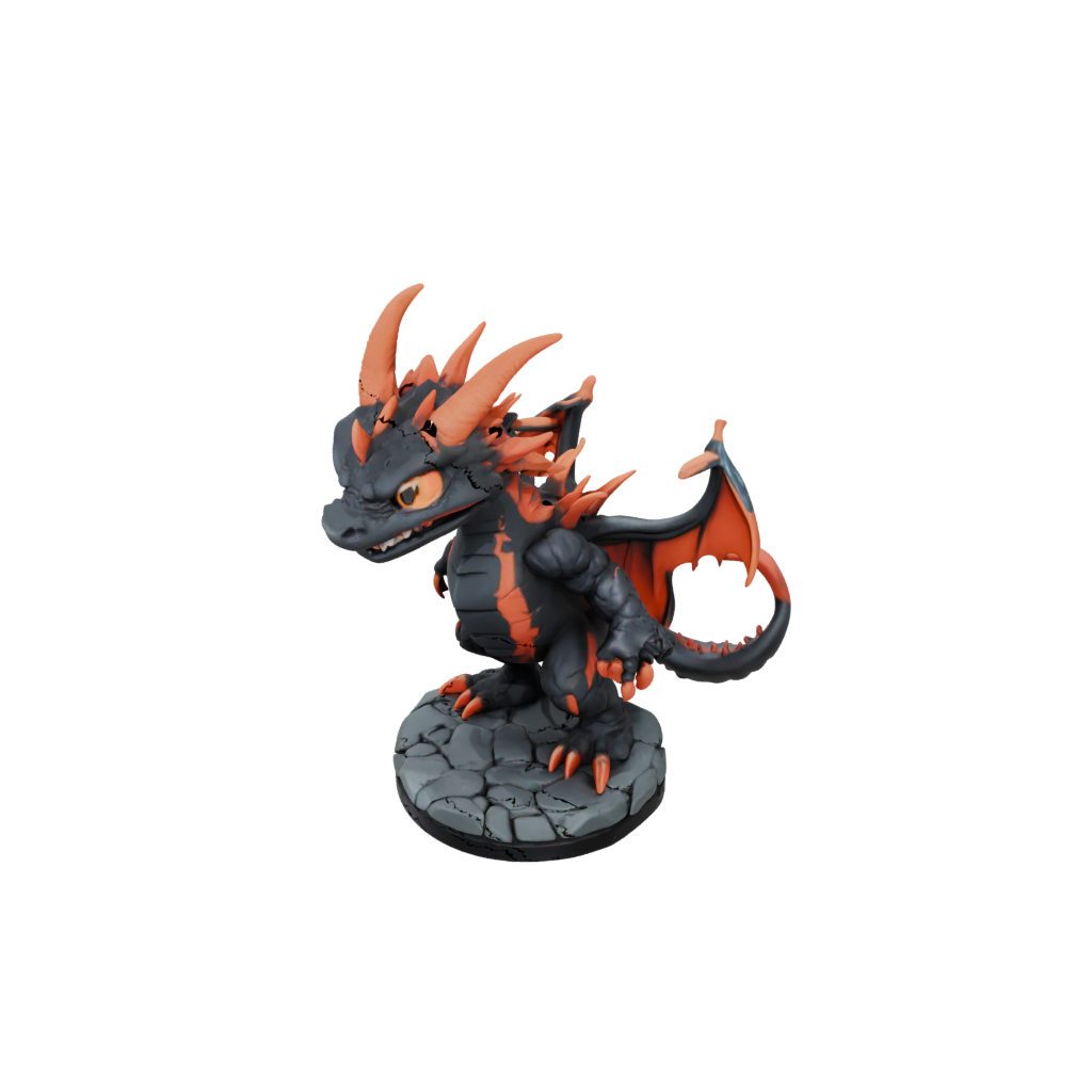 Jumbo Chibi Lava Drake