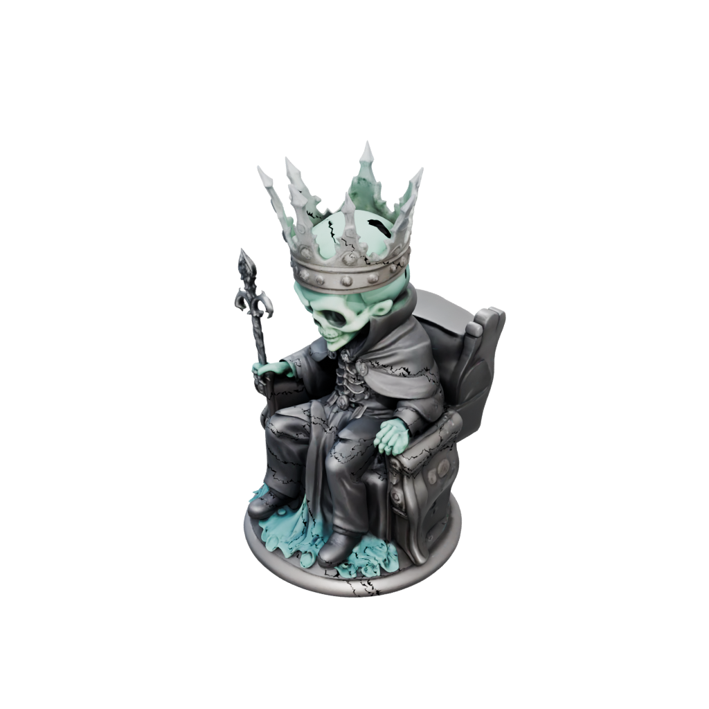 Jumbo Chibi Lich On Throne