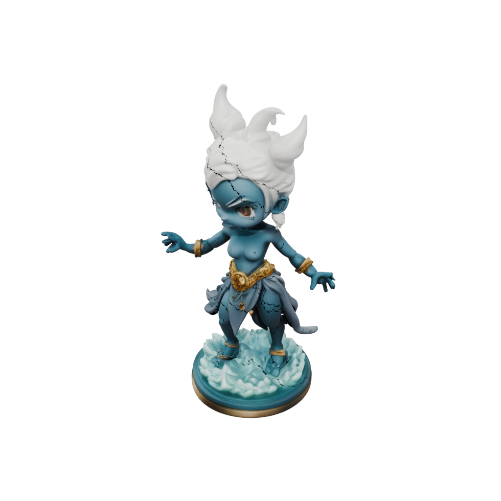 Jumbo Chibi Storm Djinn