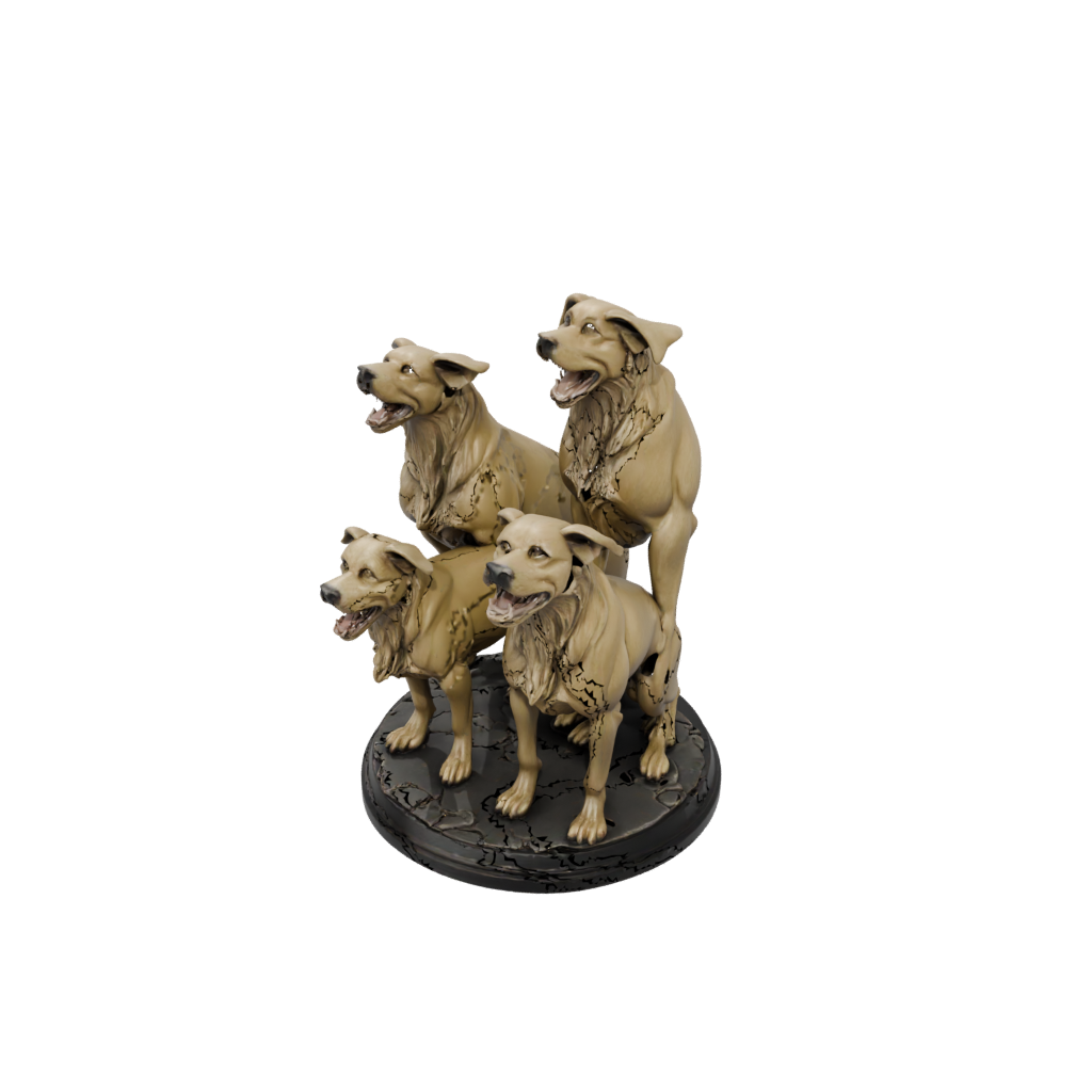 Jumbo Scene Cerberus Three-Headed Hound