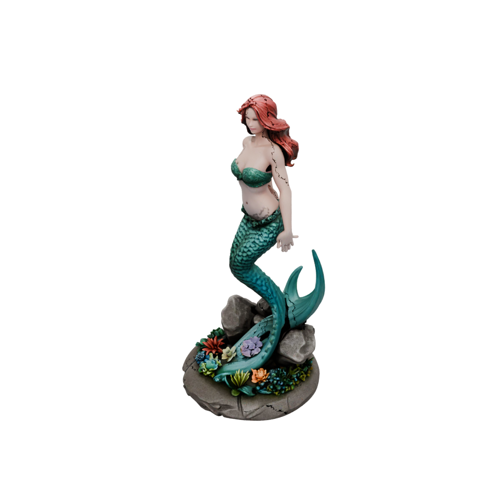 Jumbo Scene Mermaid On A Rock