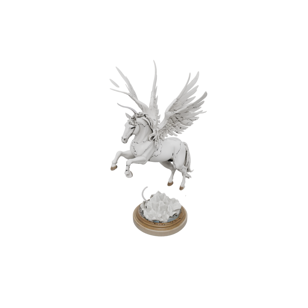Jumbo Scene Pegasus Rearing